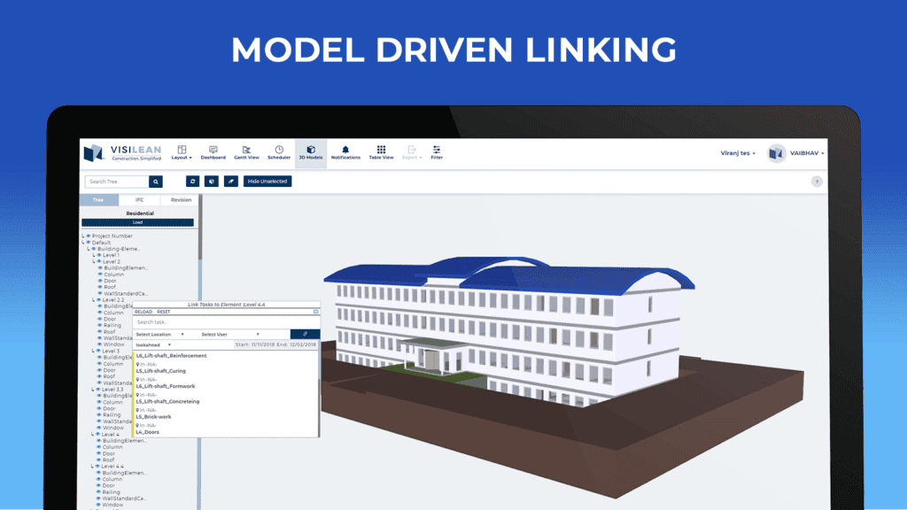 VisiLean BIM Model Linking