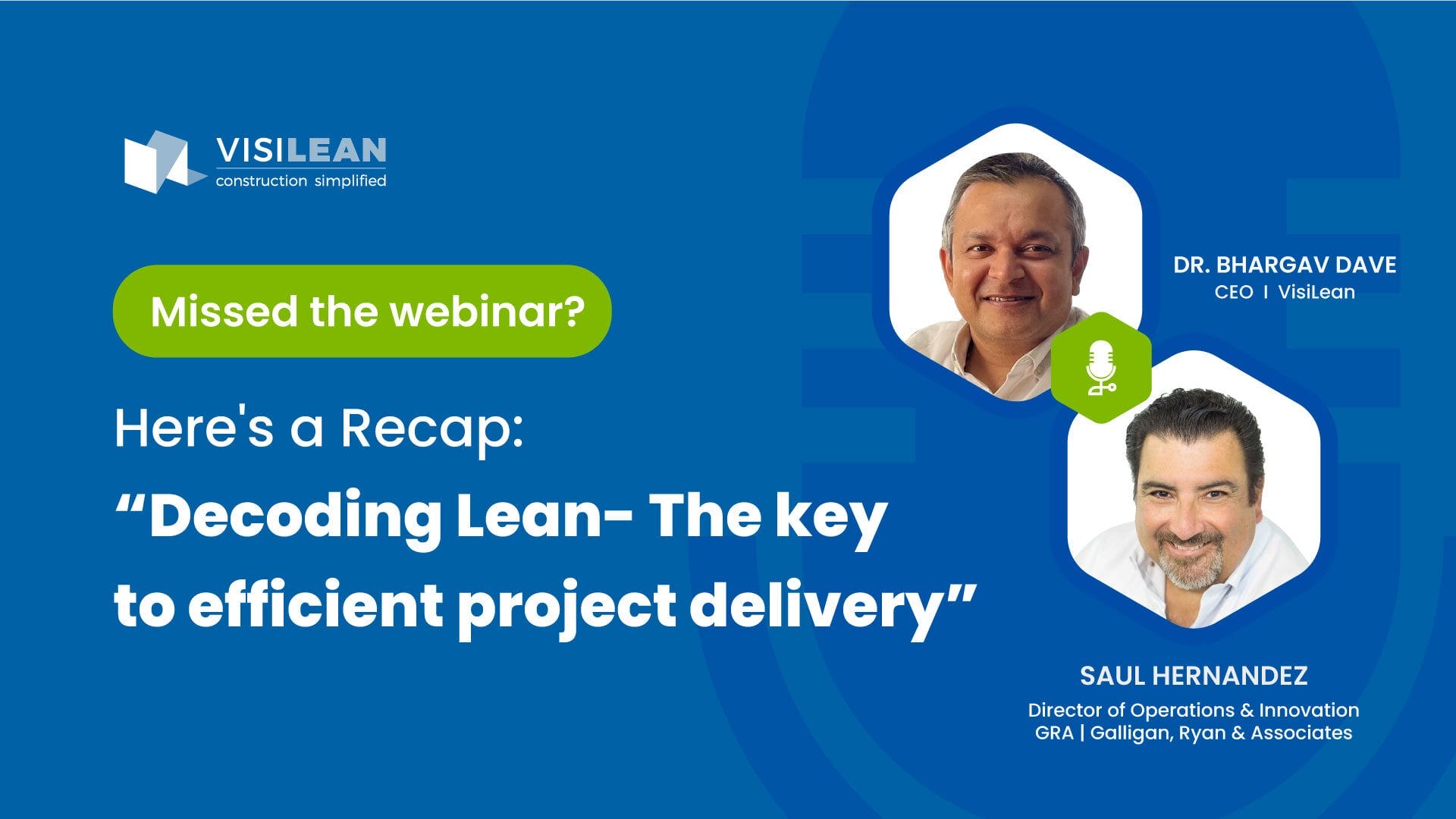 Webinar Recap: ‘Decoding Lean: The Key to Efficient Project Delivery?’