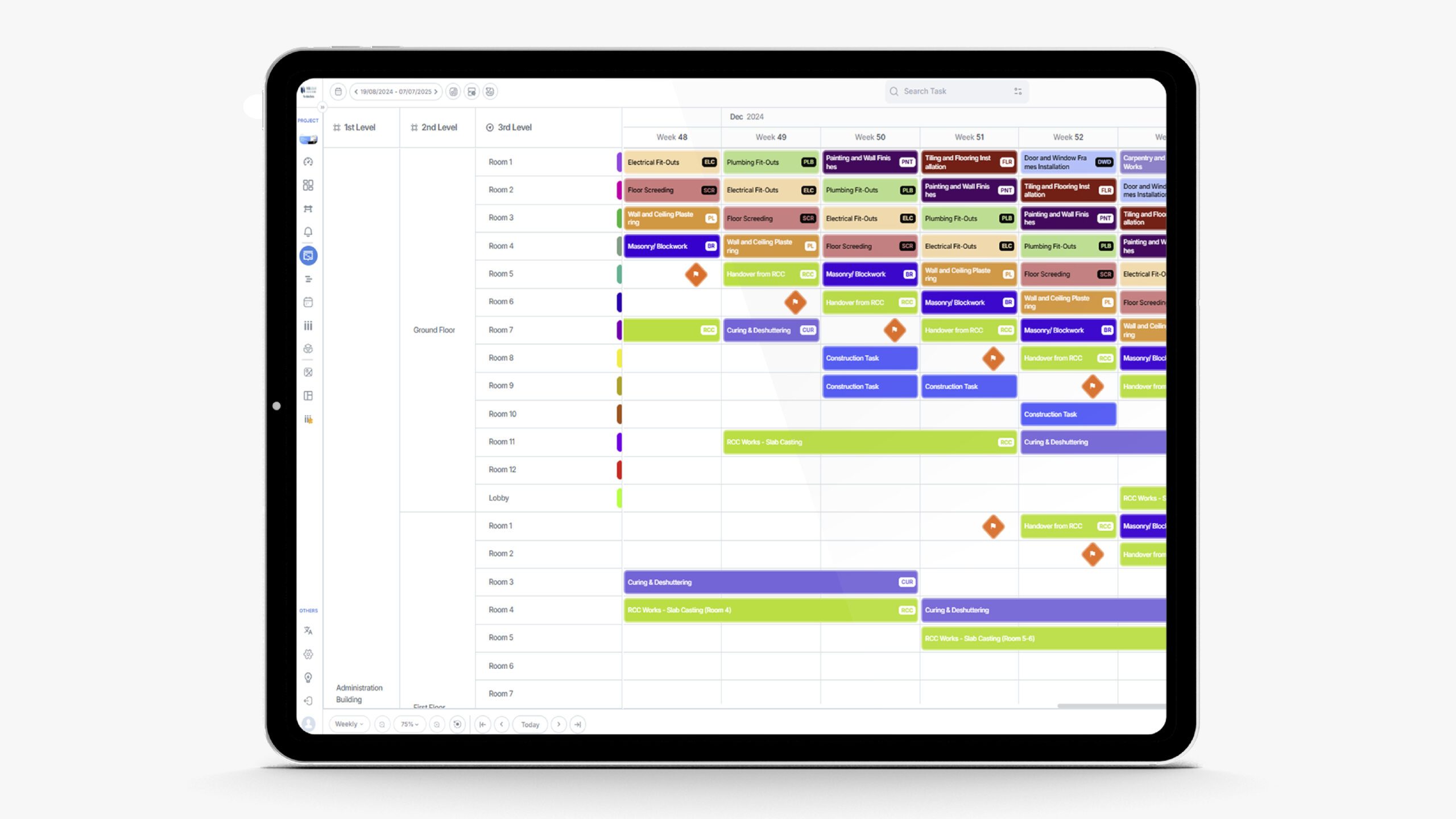 VisiLean Takt planning and takt control module
